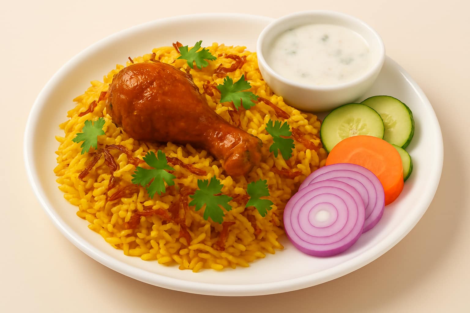 Chicken Biryani Half Plate 