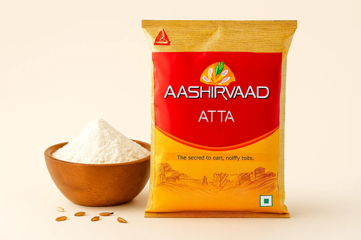 Aashirvaad Atta 1kg - Quality Grocery Kuli