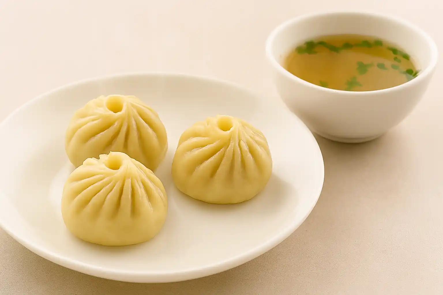 Chicken Momo - Half plate (3pcs) - Quality Food Kuli